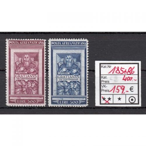 Vatikan 1951 Mi.-nr.: 185+86 **
