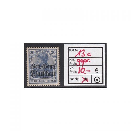 Polen 1916, Mi.-Nr.13 c * geprüft