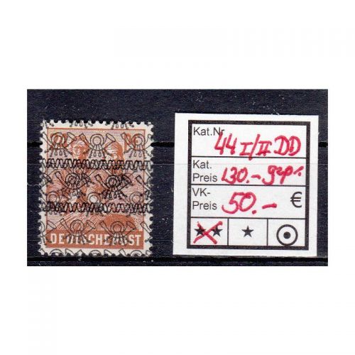 Bizone 1948  Mi. Nr. 44 I/II DD ** geprüft/Befund