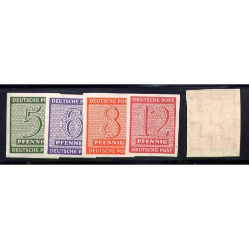 SBZ  1945 Mi.-Nr.:116-19 X **