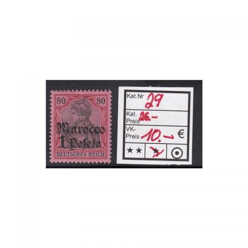 DAP Marokko 1905, Mich.-Nr.: 29 *