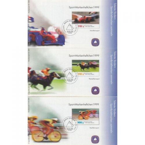 Bund 1999, Mich.-Nr.: MH gestempelt Sportmarkenheftchen 1999