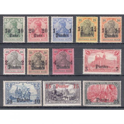 DAP Türkei 1905, Mich.-Nr.: 24-35 *