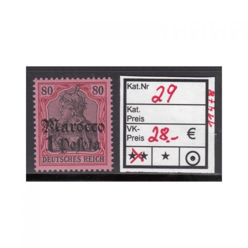 DAP Marokko 1905, Mich.-Nr.: 29 **