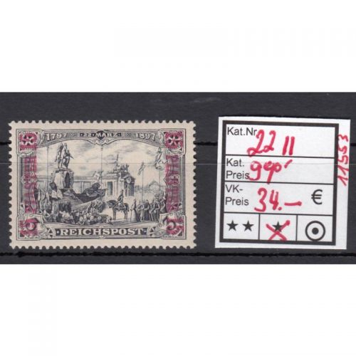 DAP Türkei 1902, Mich.-Nr.:22 II * geprüft  Befund
