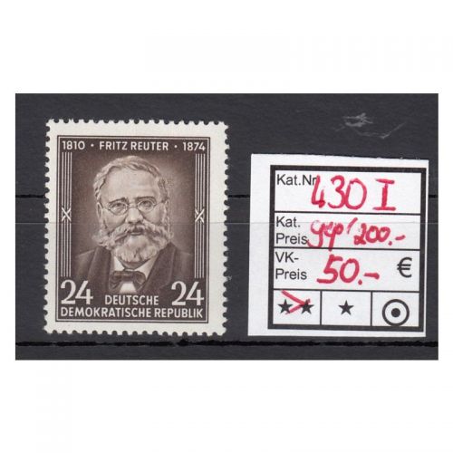 DDR 1954, Mich.-Nr.: 430 **  Plf. I  geprüft