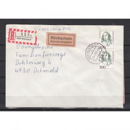 Bund 1989, Mich.-Nr.: 1433  auf Brief