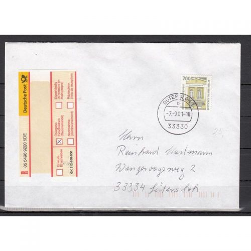 Bund 1993, Mich.-Nr.: 1691  auf Brief