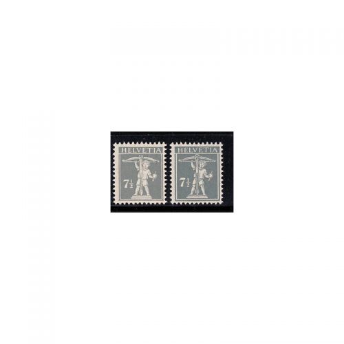 Schweiz 1915 : Mi.-Nr.:138 II+III **