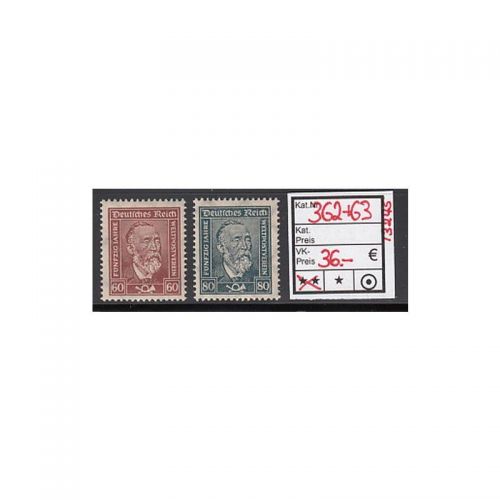DR 1924, Mich.-Nr.: 362+63 **
