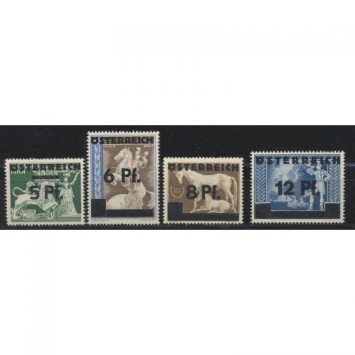 Österreich 1945, Mich.-Nr.: 664-67 **