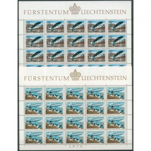 Liechtenstein 1979 : Mi.-Nr.:723+24 ** Bogen