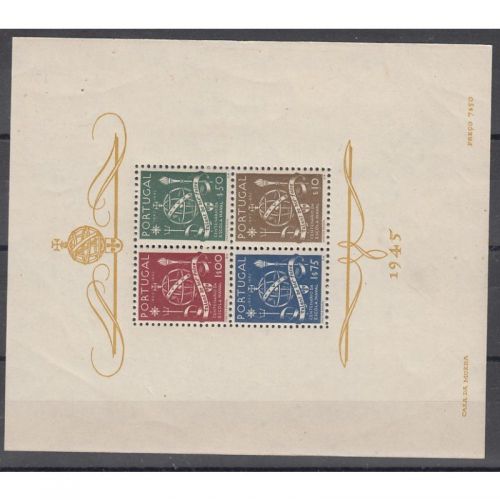 Portugal 1945, Mich.-Nr.: Block 9 **