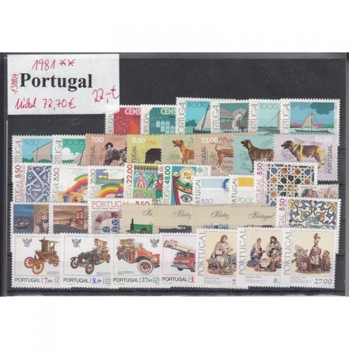 Portugal 1981, Mich.-Nr.: Komplett **