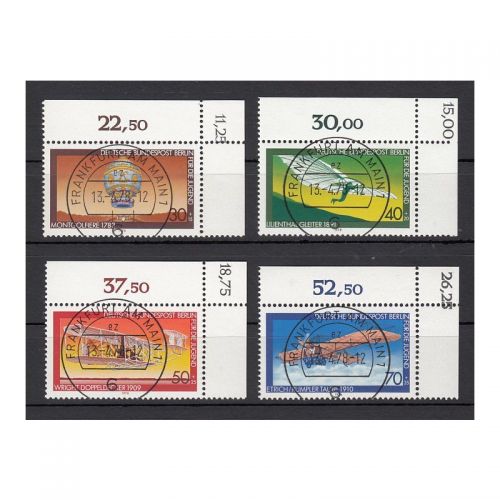 Berlin 1978, Mich.-Nr.: 563-65 gestempelt Eckrand KBWZ   Frankfurt