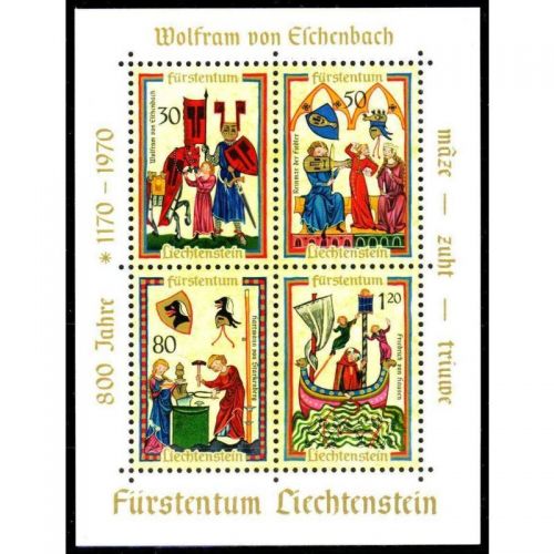 Liechtenstein 1970 : Mi.-Nr.:Block 8 **