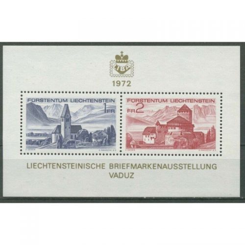 Liechtenstein 1972 : Mi.-Nr.:Block 9 **