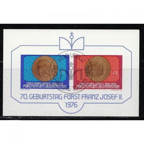 Liechtenstein 1976 : Mi.-Nr.:Block 10 gestempelt