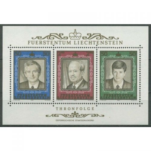 Liechtenstein 1988 : Mi.-Nr.:Block 13 **