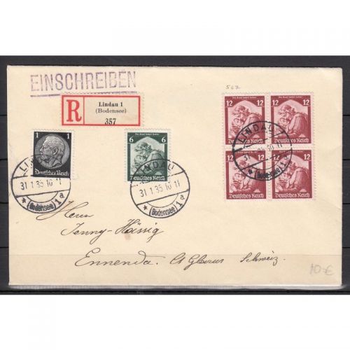 DR 1935, Mich.-Nr.: 567  gelaufen