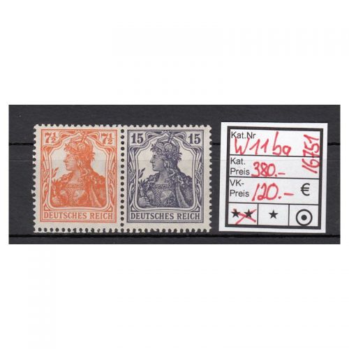 DR 1917/18 (MH 9), Mich.-Nr.: W 11 ba **