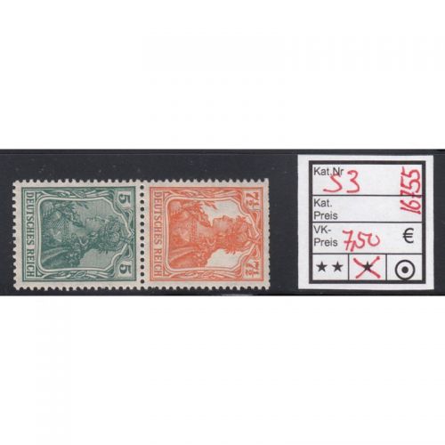 DR 1919 (MH 11), Mich.-Nr.: S 3 *
