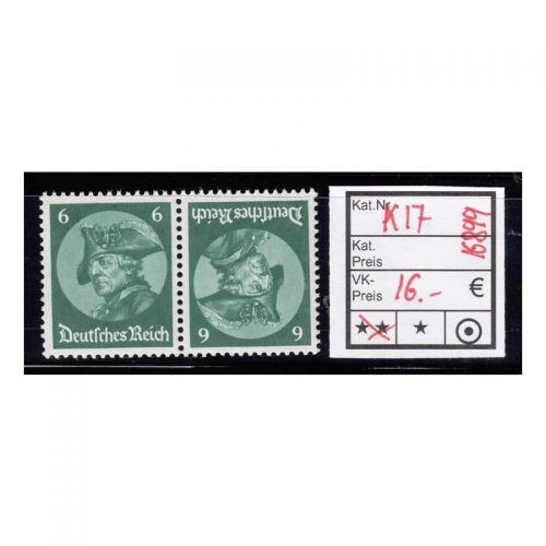 DR 1933 (MH 32), Mich.-Nr.: K 17 **