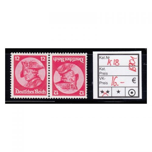 DR 1933 (MH 32), Mich.-Nr.: K 18 **