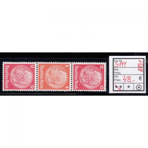 DR 1933 (MH 33), Mich.-Nr.: S 111  **