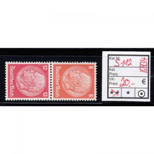 DR 1933 (MH 33), Mich.-Nr.: S 112  **