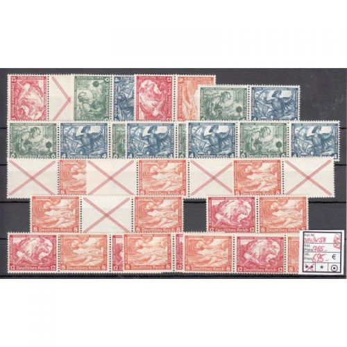 DR 1933 (MH 34), Mich.-Nr.: S  114 - W 58  **  Komplett