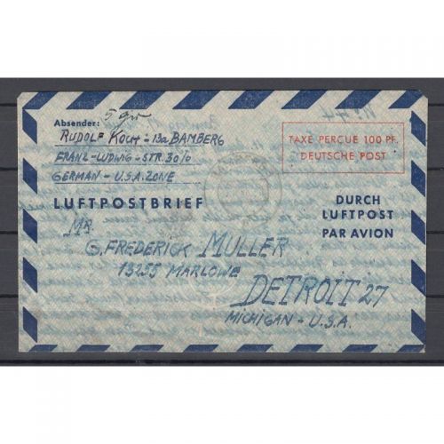 Bund 1948, Mich.-Nr.: LF 1 II gebraucht