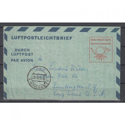 Bund 1950, Mich.-Nr.: LF 6 b  gebraucht
