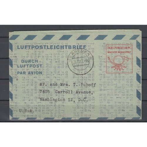 Bund 1951, Mich.-Nr.: LF 7 a  gebraucht