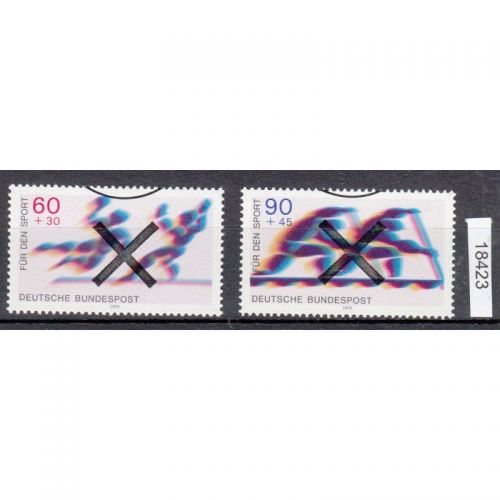 Bund 1979, Mich.-Nr.: 1009+10  Andreaskreuz