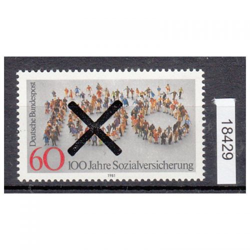 Bund 1981, Mich.-Nr.: 1116 Andreaskreuz