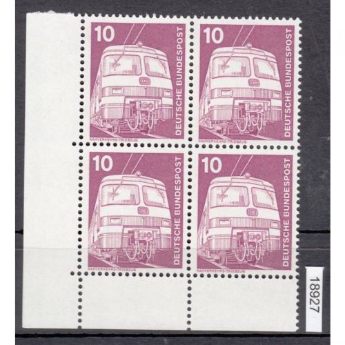 Bund 1975, Mich.-Nr.: 847 ** Eckrand 4er unten links