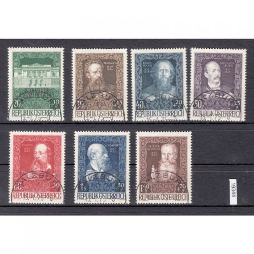 Österreich 1948, Mich.-Nr.: 878-84 gestempelt