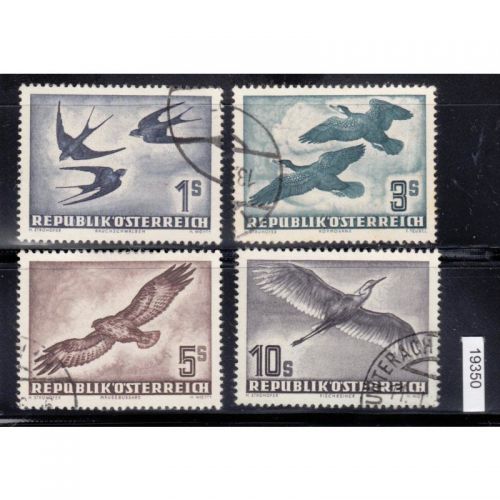 Österreich 1953, Mich.-Nr.: 984-87 gestempelt