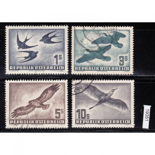 Österreich 1953, Mich.-Nr.: 984-87 gestempelt