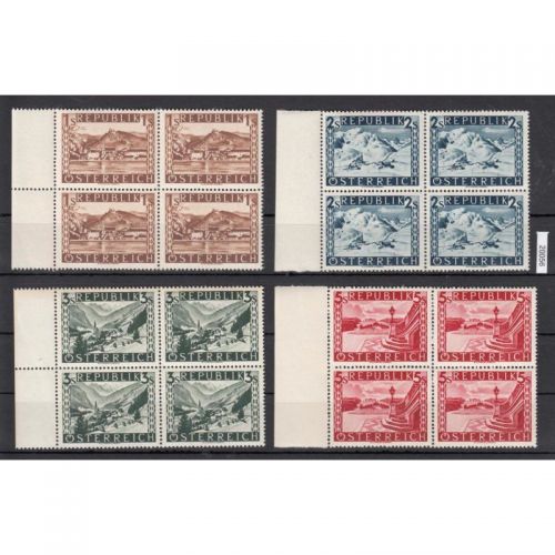 Österreich 1945, Mich.-Nr.: 767-770 II **