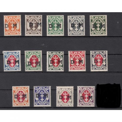 Danzig Dienst 1921 Mi.Nr.  D 1-14 *