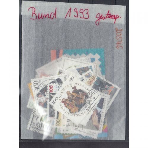 Bund 1993, Mich.-Nr.: 1645-1708 Gestempelt Komplett