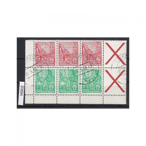 DDR 1955, Mich.-Nr.: S 6 gestempelt (Richter W1+4)