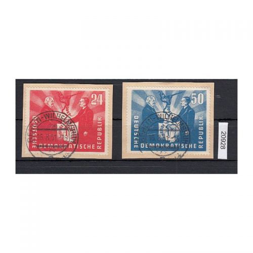 DDR 1951, Mich.-Nr.: 284+85 LUXUS Voll-Stempel
