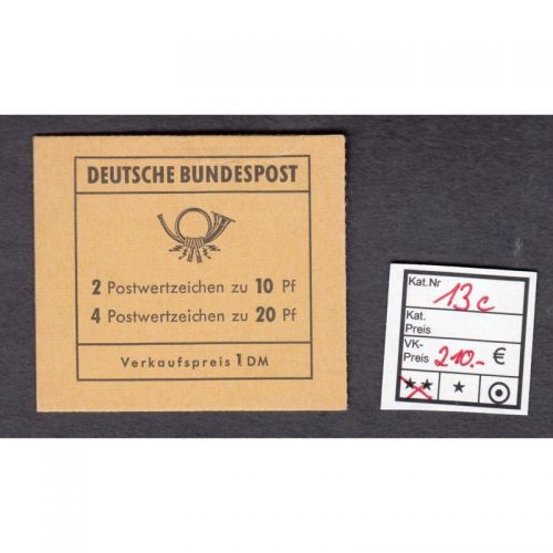 Bund 1968, Mich.-Nr.: MH 13 e **