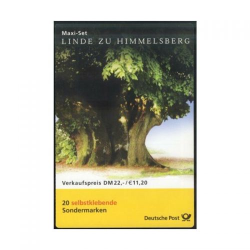 Bund 2001, Mich.-Nr.: MH 45 gestempelt