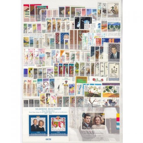 Liechtenstein 1990-94 **  Komplett