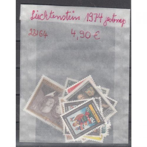 Liechtenstein 1974 gestempelt Komplett