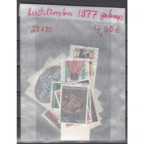 Liechtenstein 1977 gestempelt Komplett